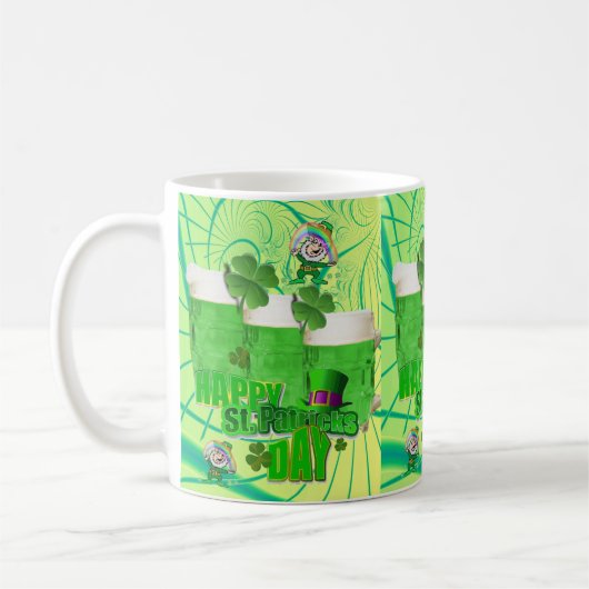 St. Patrick's Day Tasse (Links)