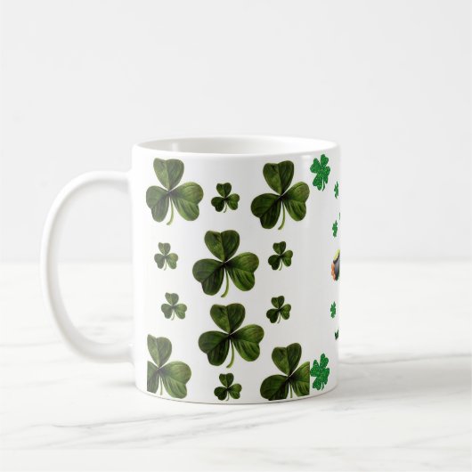 St. Patrick's Day Tasse (Links)