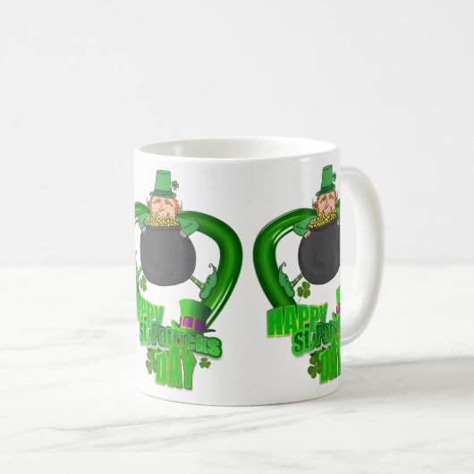 St. Patrick's Day Tasse (VorderseiteRechts)