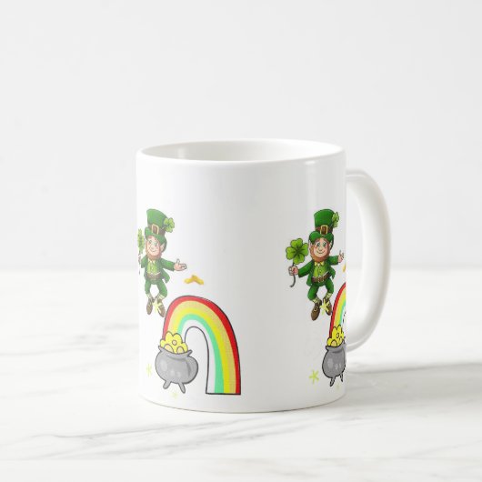 St. Patrick's Day Tasse (VorderseiteRechts)