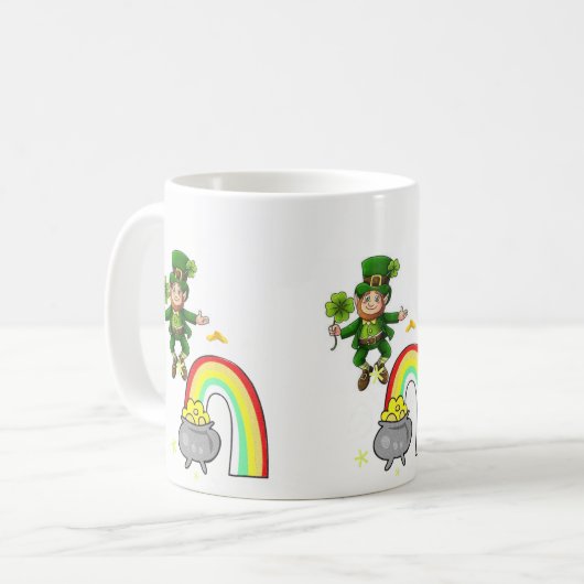 St. Patrick's Day Tasse (Vorderseite Links)