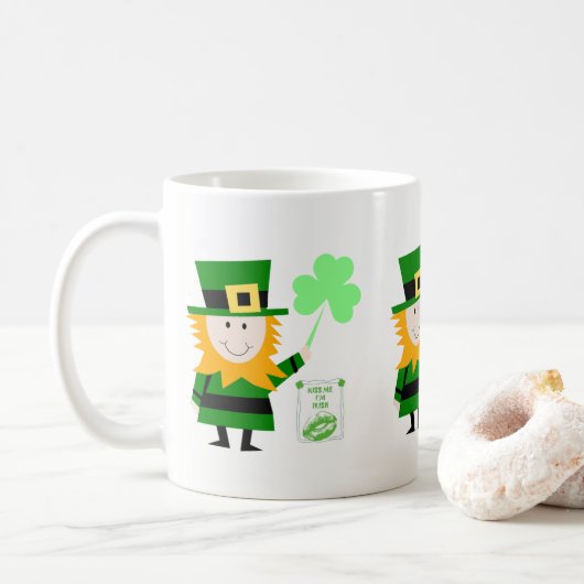 St. Patrick's Day Tasse (Mit Donut)