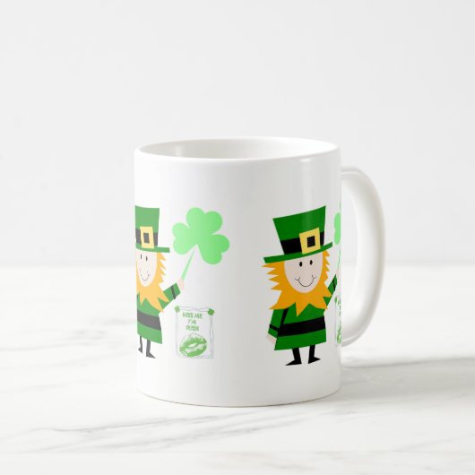 St. Patrick's Day Tasse (VorderseiteRechts)
