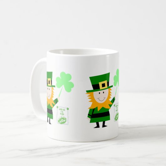 St. Patrick's Day Tasse (Vorderseite Links)