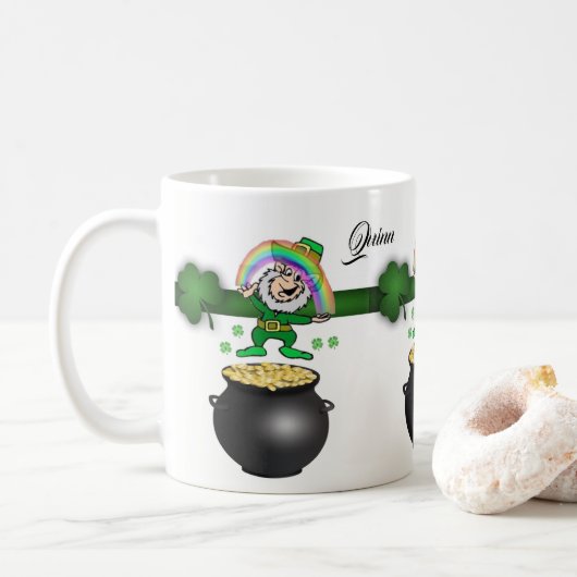 St. Patrick's Day Tasse (Mit Donut)