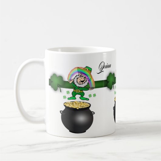 St. Patrick's Day Tasse (Links)