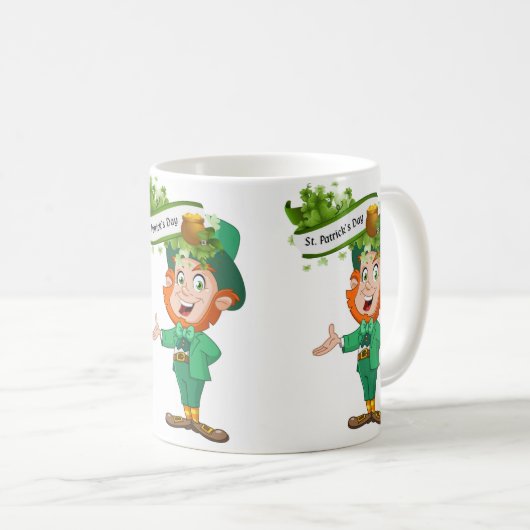 St. Patrick's Day Tasse (VorderseiteRechts)