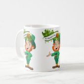 St. Patrick's Day Tasse (Vorderseite Links)
