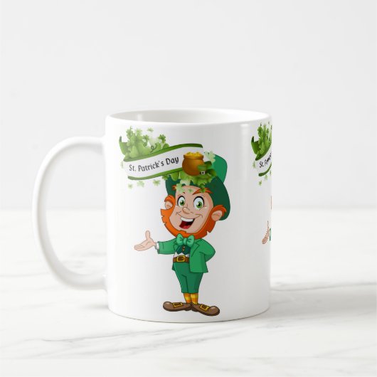 St. Patrick's Day Tasse (Links)