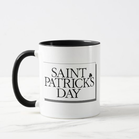 St. Patrick's Day Tasse (Links)