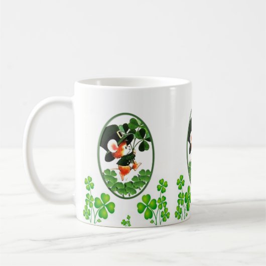 St. Patrick's Day Tasse (Links)