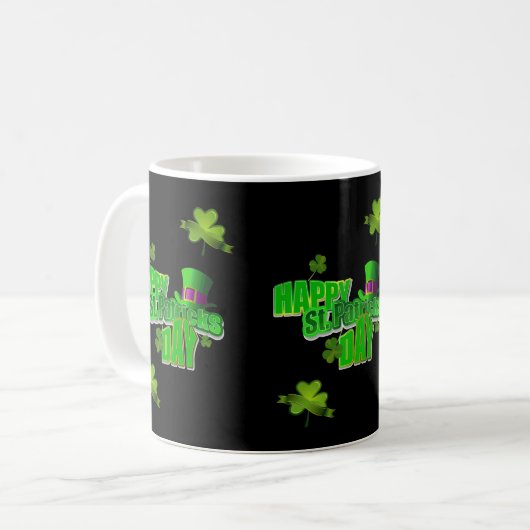 St. Patrick's Day Tasse (Vorderseite Links)