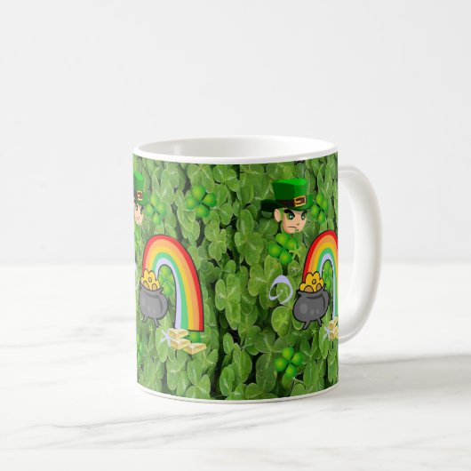 St. Patrick's Day Tasse (VorderseiteRechts)