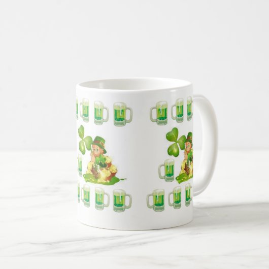 St. Patrick's Day Tasse (VorderseiteRechts)