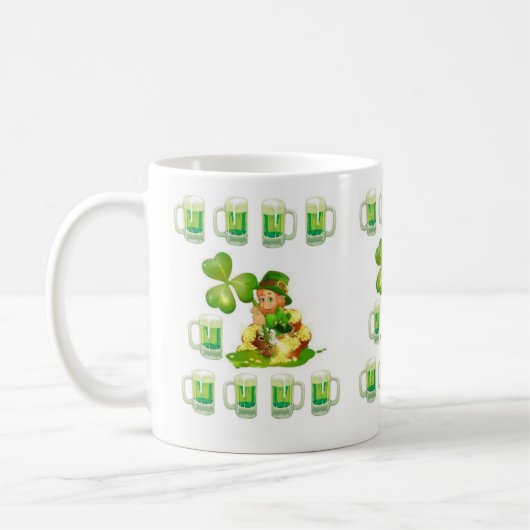 St. Patrick's Day Tasse (Links)