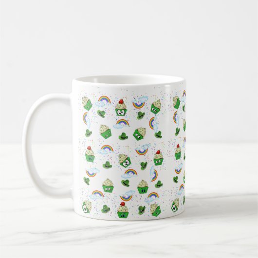 St. Patrick's Day Tasse (Links)