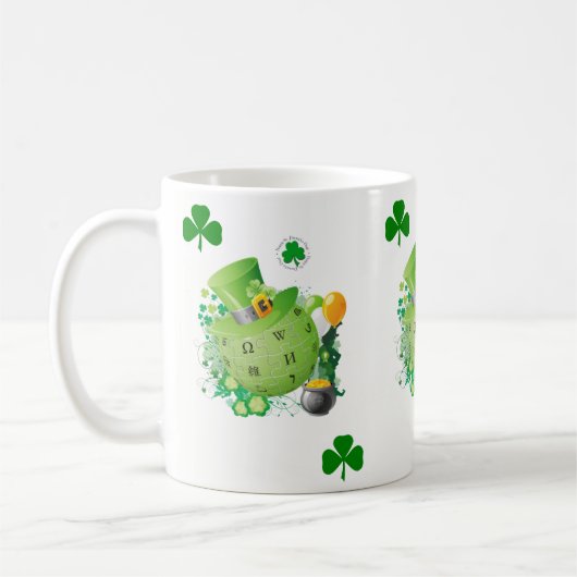 St. Patrick's Day Tasse (Links)
