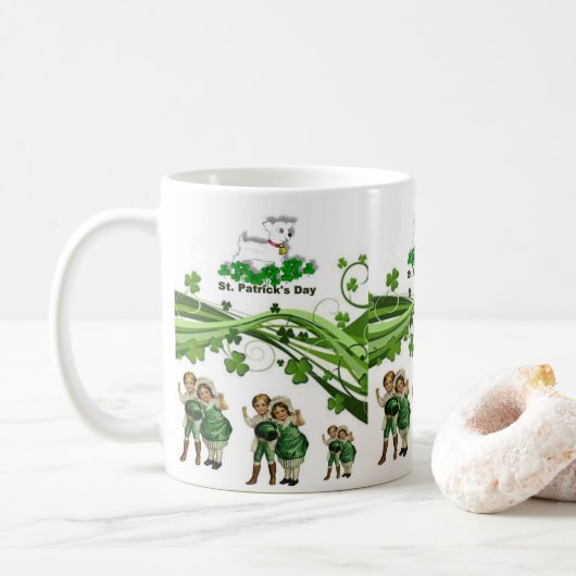 St. Patrick's Day Tasse (Mit Donut)