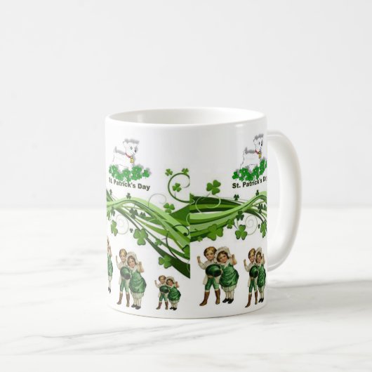 St. Patrick's Day Tasse (VorderseiteRechts)