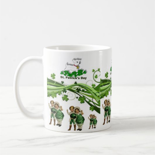 St. Patrick's Day Tasse (Links)