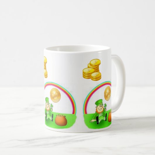 St. Patrick's Day Tasse (VorderseiteRechts)