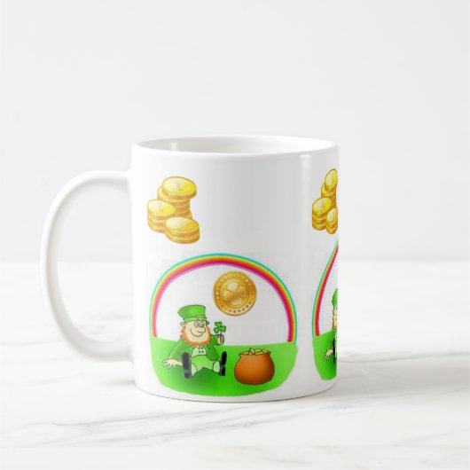 St. Patrick's Day Tasse (Links)