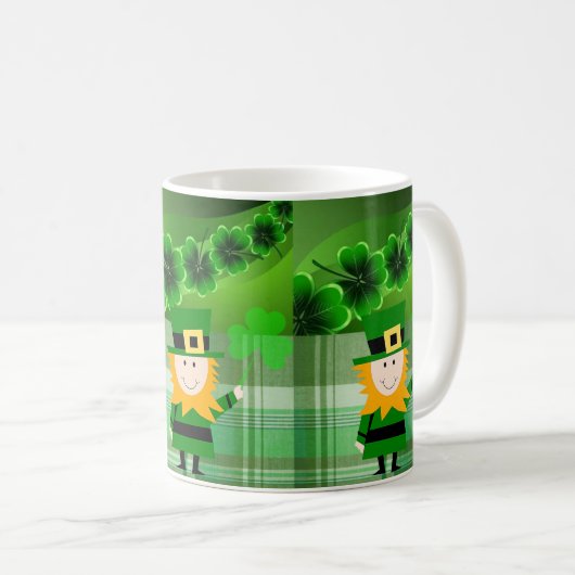 St. Patrick's Day Tasse (VorderseiteRechts)
