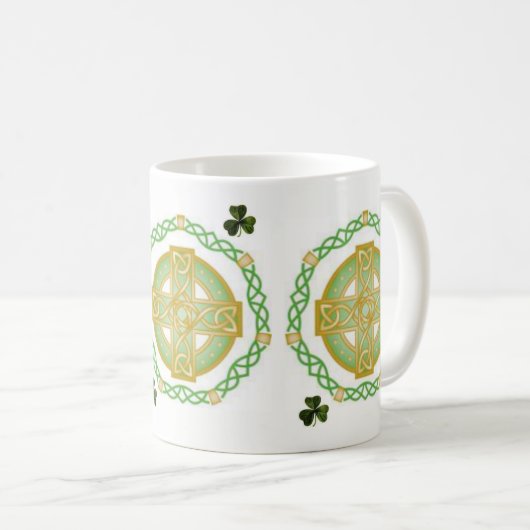 St. Patrick's Day Tasse (VorderseiteRechts)