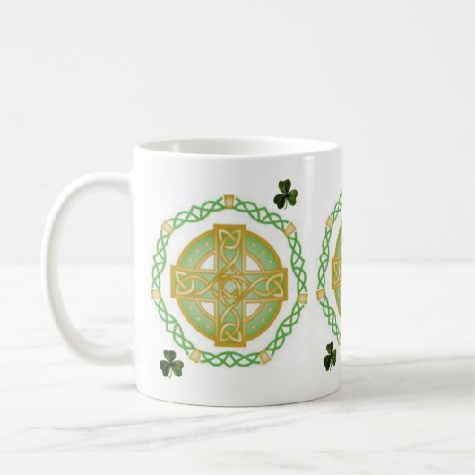 St. Patrick's Day Tasse (Links)