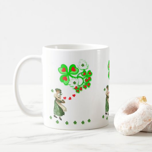 St. Patrick's Day Tasse (Mit Donut)