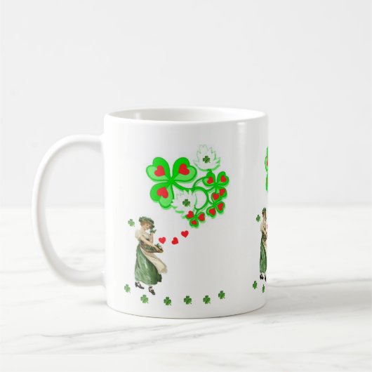 St. Patrick's Day Tasse (Links)