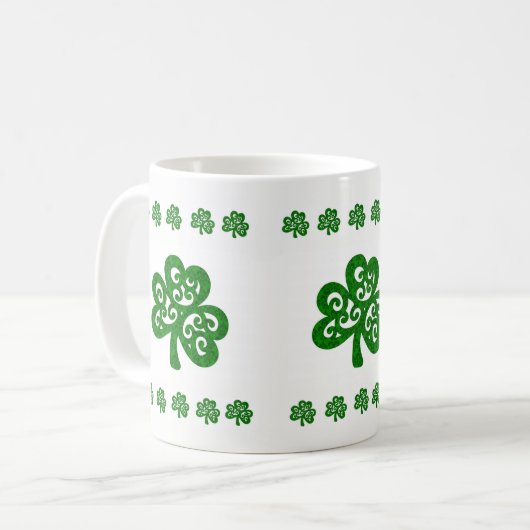 St. Patrick's Day Tasse (Vorderseite Links)