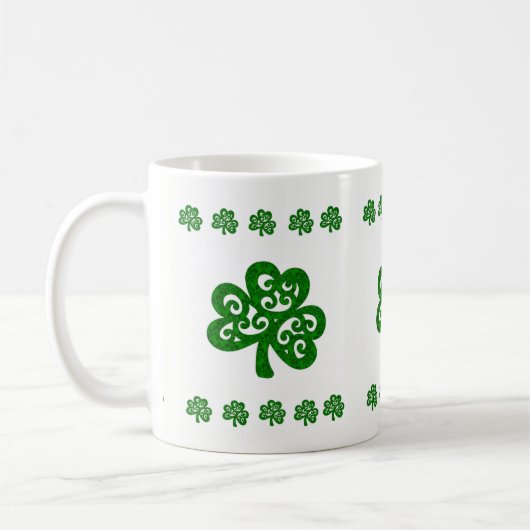 St. Patrick's Day Tasse (Links)