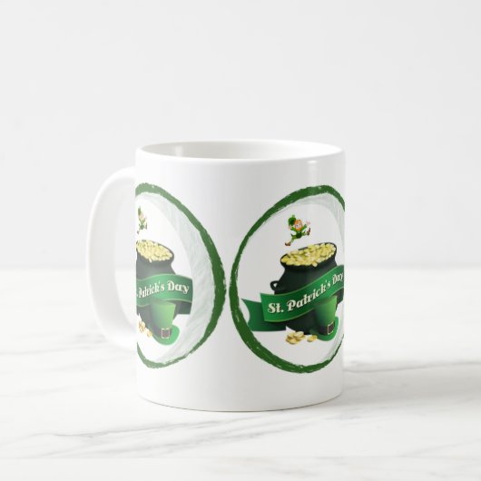 St. Patrick's Day Tasse (Vorderseite Links)