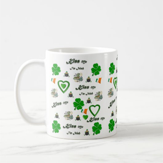 St. Patrick's Day Tasse (Links)