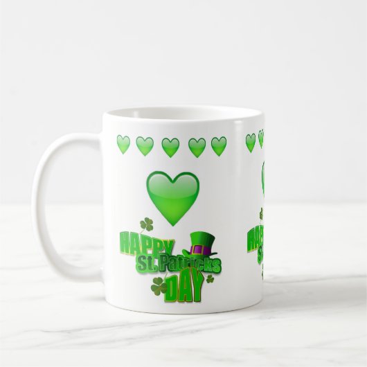 St. Patrick's Day Tasse (Links)
