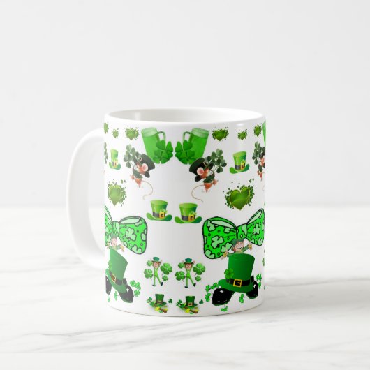 St. Patrick's Day Tasse (Vorderseite Links)