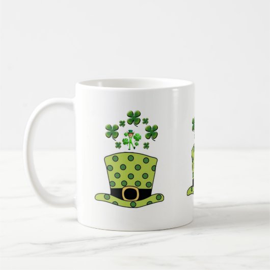 St. Patrick's Day Tasse (Links)
