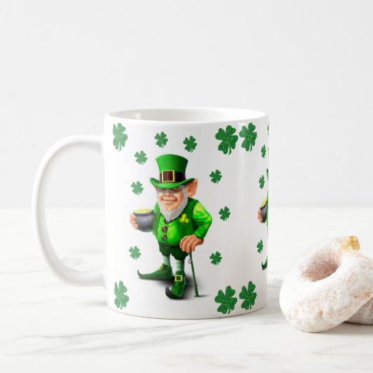 St. Patrick's Day Tasse (Mit Donut)