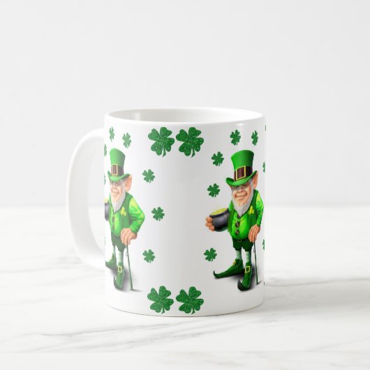 St. Patrick's Day Tasse (Vorderseite Links)