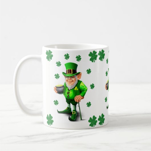 St. Patrick's Day Tasse (Links)