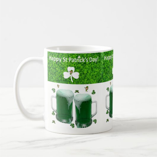 St. Patrick's Day Tasse Beer (Links)