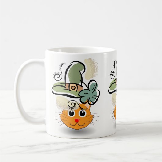 St. Patrick's Day Tasse Cat (Links)