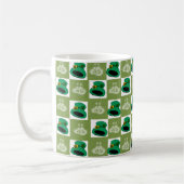 St. Patrick's Day Tasse hats White Hearts (Links)