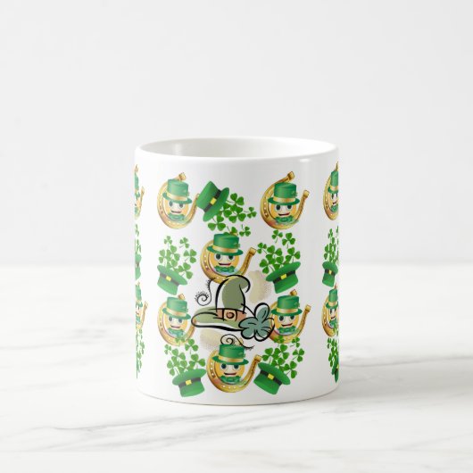 St. Patrick's Day Tasse Horseshoe (Mittel)