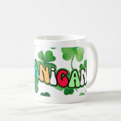 St Patrick's Day Tasse Kleeblatts und Shenanigans (VorderseiteRechts)