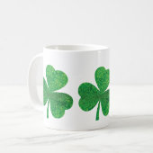 St. Patrick's Day Tasse - Lucky Kleeblatt Coffee C (Vorderseite Links)