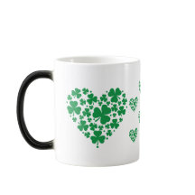 St. Patrick's Day Tasse - Lucky Kleeblatt Herzklop