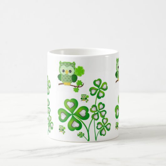St. Patrick's Day Tasse Owl (Mittel)