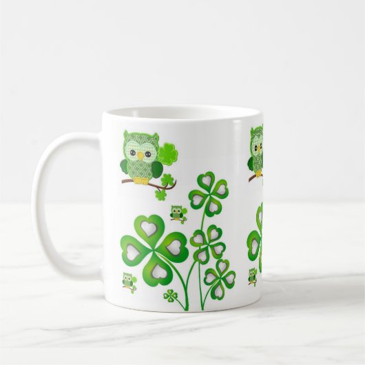 St. Patrick's Day Tasse Owl (Links)